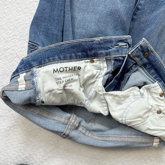 MOTHER The Insider Crop Step Chew Jeans in Dancing on Coals Size 28 - Picture 6 of 6